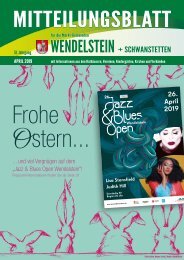 Wendelstein + Schwanstetten April 2019
