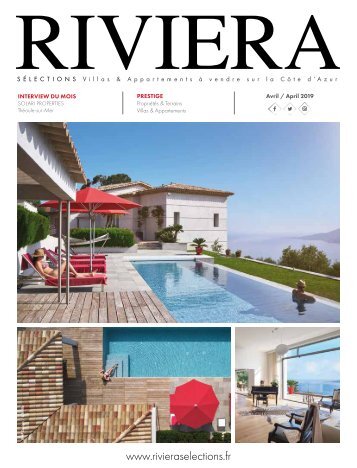 Riviera Sélections - Avril 2019