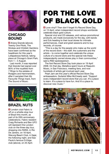 Hey Music Mag - Issue 5 - April 2019