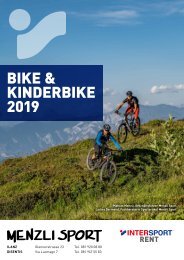 Bike und Kinderbike Broschüre 2019