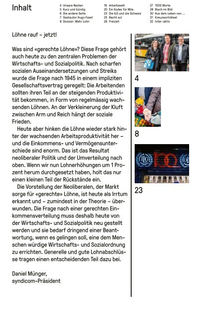 syndicom magazin Nr. 10