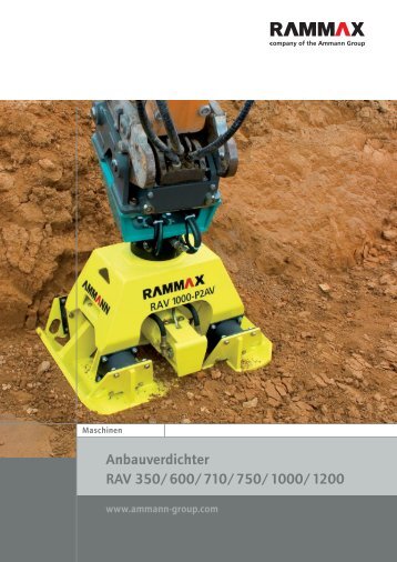 Anbauverdichter RAV 350/600/710/750/1000/1200 - Ammann