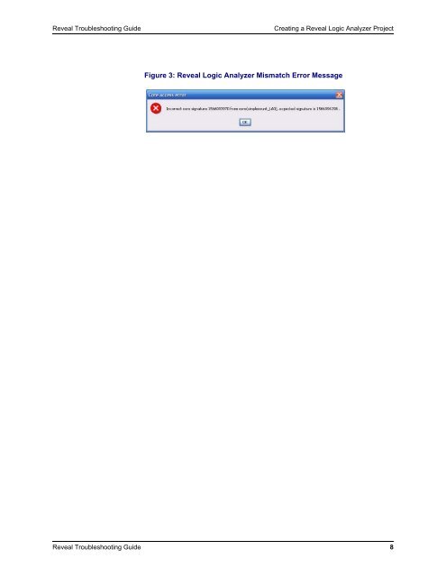 Reveal Troubleshooting Guide -  Lattice Semiconductor