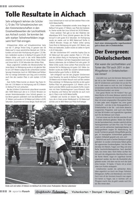 sports - TSV Schwabmünchen