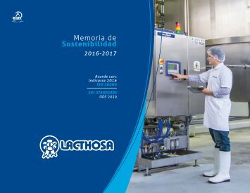 Memoria de Sostenibilidad Lacthosa 2016 - 2017