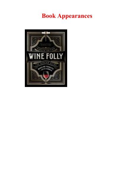 ^#DOWNLOAD@PDF^# Wine Folly Magnum Edition The Master Guide Book PDF EPUB