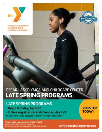 Oscar Lasko YMCA Late Spring Programs - 2019