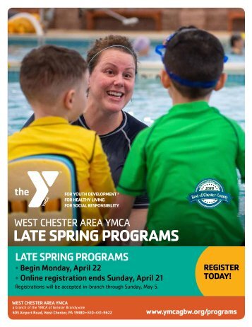 West Chester YMCA Late Spring Programs - 2019