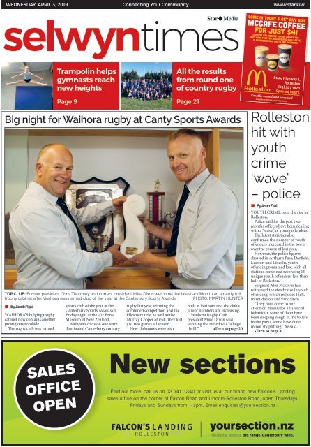 Selwyn Times: April 03, 2019