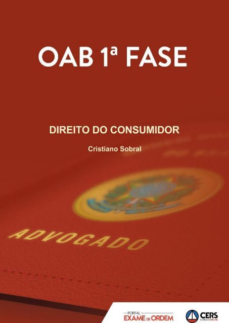 1271-Direito-do-Consumidor-OAB-XXII-2017-Cristiano-Sobral