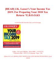 Lassers Your Income Tax 2018 For Preparing Your 2017 Tax Return J.K
