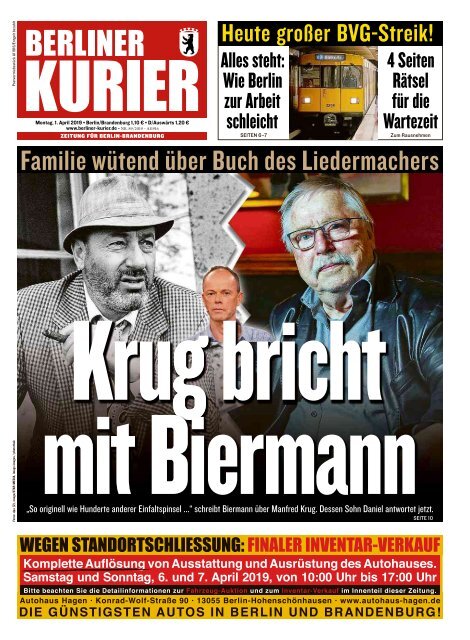 Berliner Kurier 01.04.2019