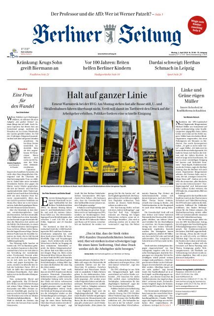 Berliner Zeitung 01.04.2019