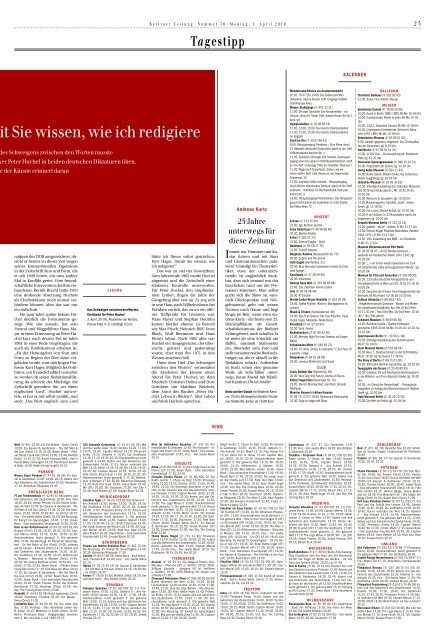 Berliner Zeitung 01.04.2019