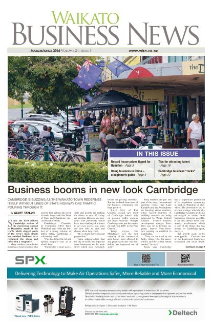 Waikato Business News March April 2016