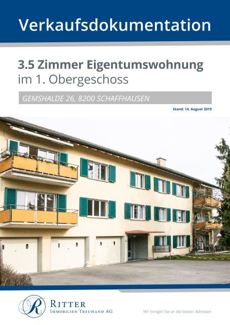 Verkaufsdokumentation Gemshalde 26, 8200 Schaffhausen 