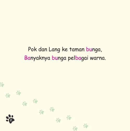 Pok dan Lang ke Taman Bunga