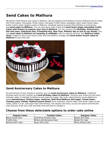 cake mathura pdf