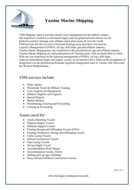 YMS Group_Profile_Jan 2019 V17 Eng