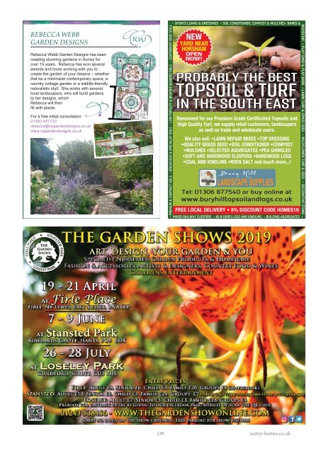 Surrey Homes | SH54 | April 2019 | Garden supplement inside