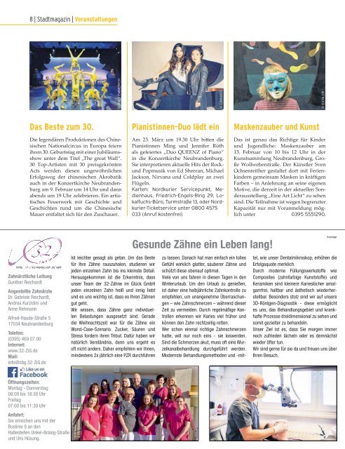 Stadtmagazin Februar 2019