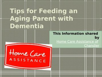 Tips for Feeding an Aging Parent with Dementia