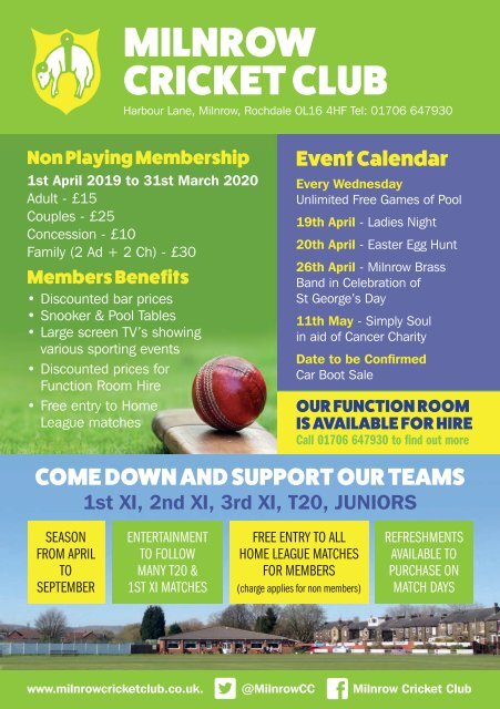 Milnrow & Newhey April 2019