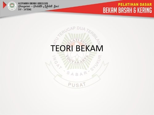 MODUL PELATIHAN BEKAM