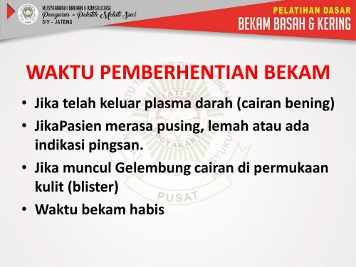 MODUL PELATIHAN BEKAM