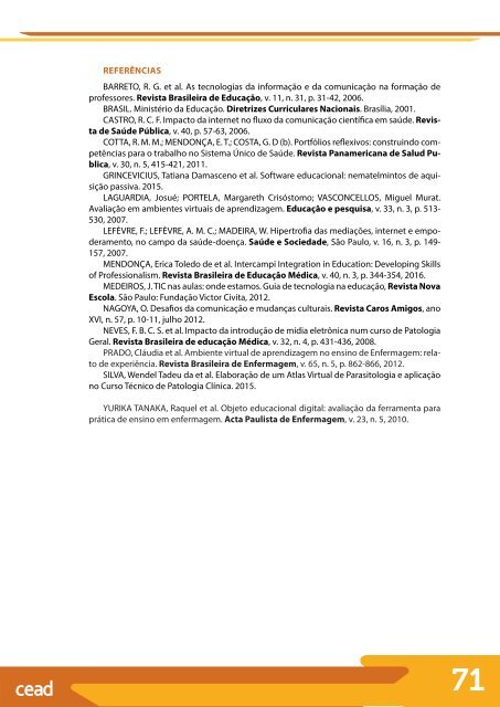 Tecnologias aplicadas aos processos de ensino e aprendizagem