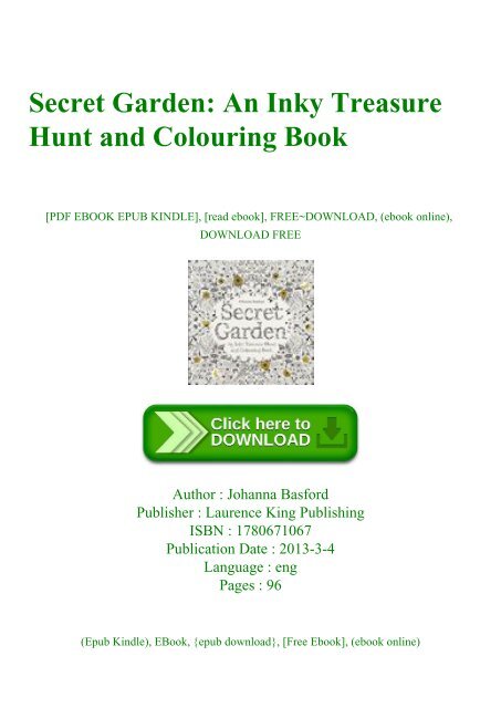 Download Coloring Book Secret Garden Pdf