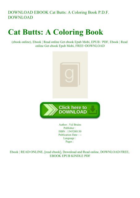 download ebook cat butts a coloring book pdf download