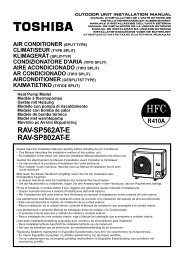 RAV-SP562AT-E RAV-SP802AT-E