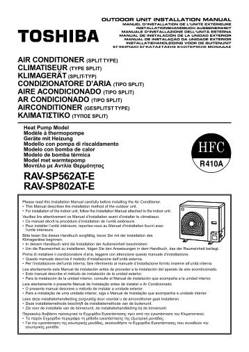 RAV-SP562AT-E RAV-SP802AT-E