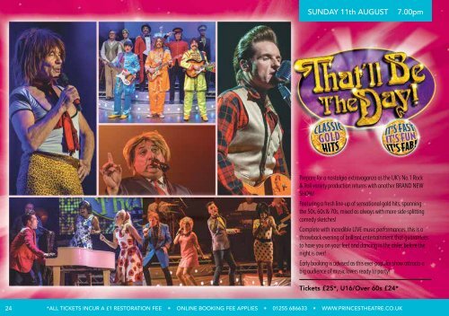 Princes Theatre, Clacton - Summer 2019 Brochure