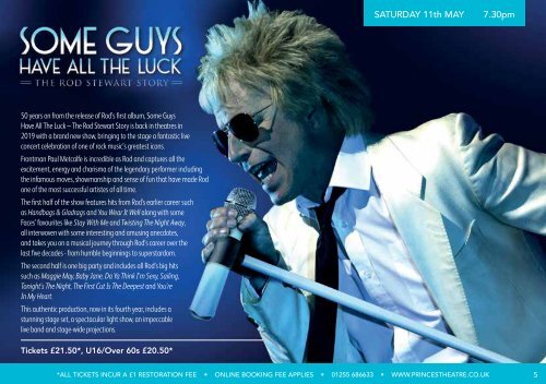 Princes Theatre, Clacton - Summer 2019 Brochure