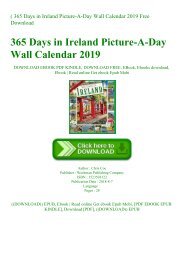 365 Days in Ireland Picture-A-Day Wall Calendar 2019