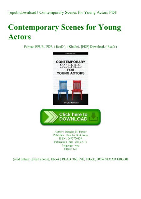 Printable Scenes For Young Actors Pdf