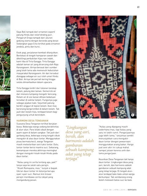 SRIWIJAYA MAGZ APRIL 2019