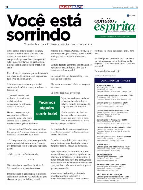 GAZETA DIARIO 837