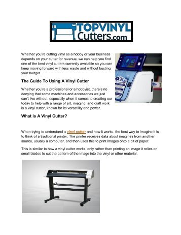 Leading GCC Vinyl Cutter - Top Vinyl Cutters