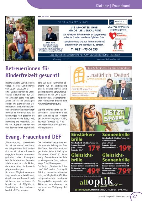 Bayreuth Evangelisch Ausgabe 2 Maerz/April 2019