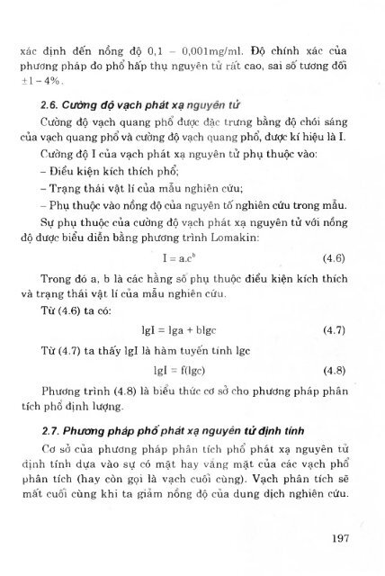 Các phương pháp phân tích công cụ trong hóa học hiện đại