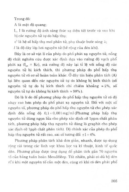 Các phương pháp phân tích công cụ trong hóa học hiện đại