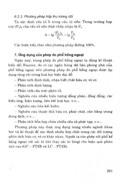 Các phương pháp phân tích công cụ trong hóa học hiện đại