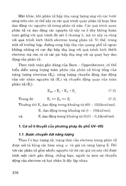 Các phương pháp phân tích công cụ trong hóa học hiện đại