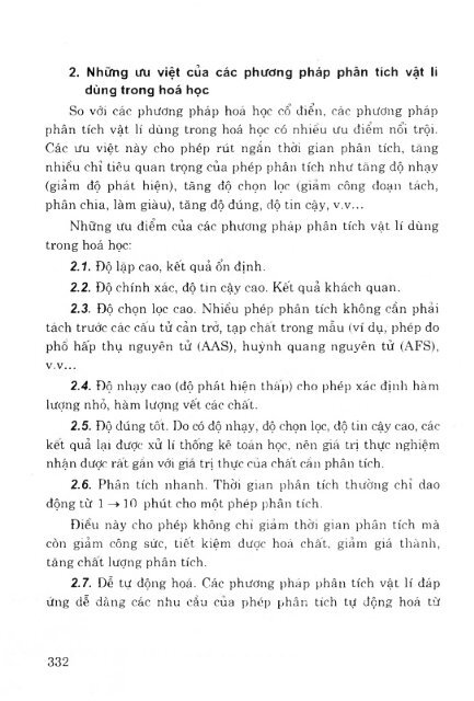 Các phương pháp phân tích công cụ trong hóa học hiện đại