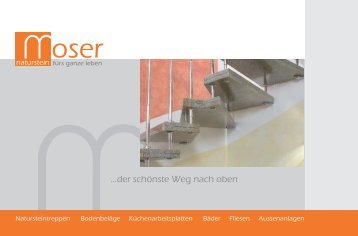 Moser Naturstein - Prospekt
