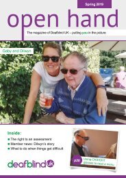 Open Hand from Deafblind UK - Spring 2019 LoRes