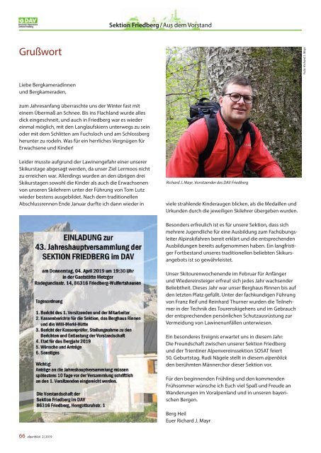 alpenblick, Ausgabe 2/2019